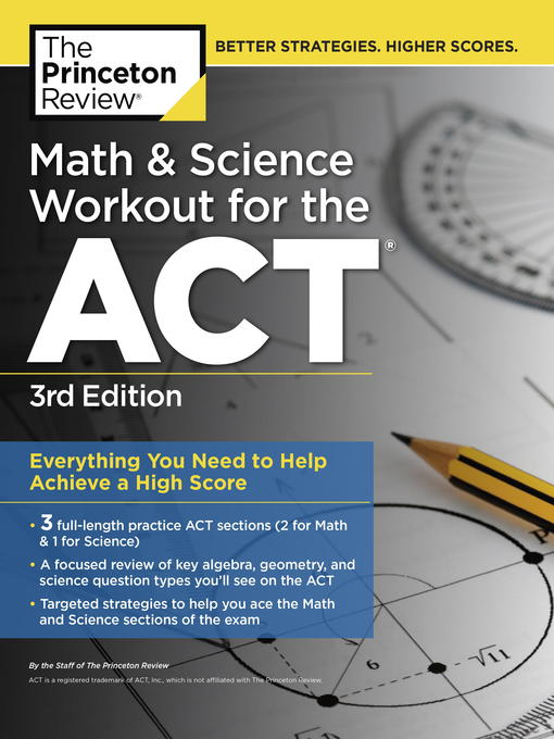 Title details for Math and Science Workout for the ACT by The Princeton Review - Available